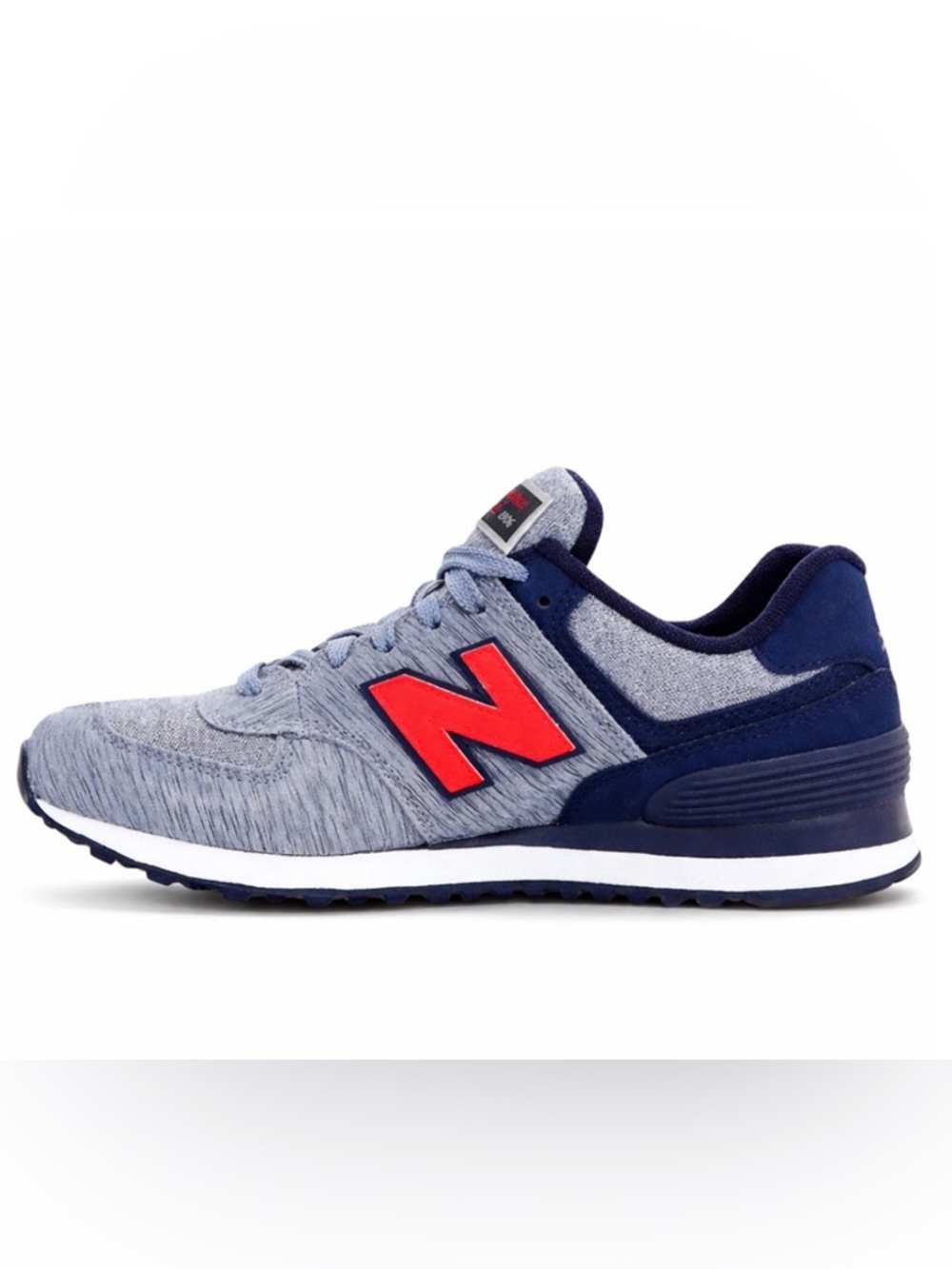 New Balance 574 Blue Grey Red Women’s 7 WL574WTC Retro Dad Sneaker Y2K Casual